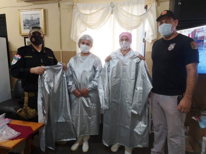 Entrega equipos de bioseguridad Penal de Misiones