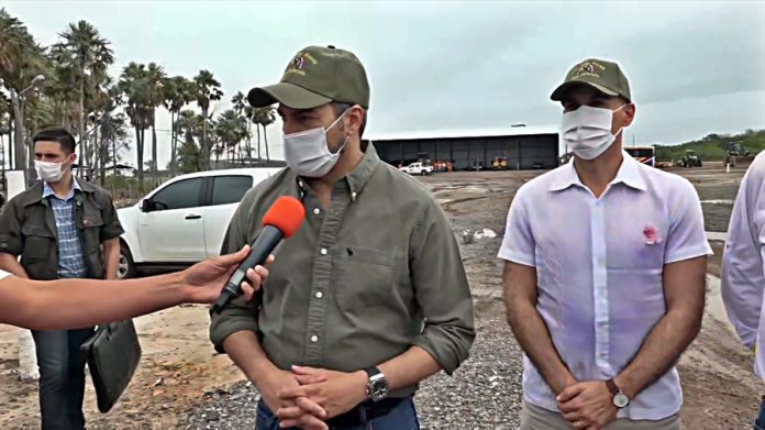 mario abdo entrevista con paraguay tv en jornada de Gobierno en Pozo Colorado, Chaco