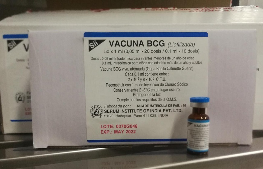 Llegaron al país 100.000 dosis de BCG para proteger a