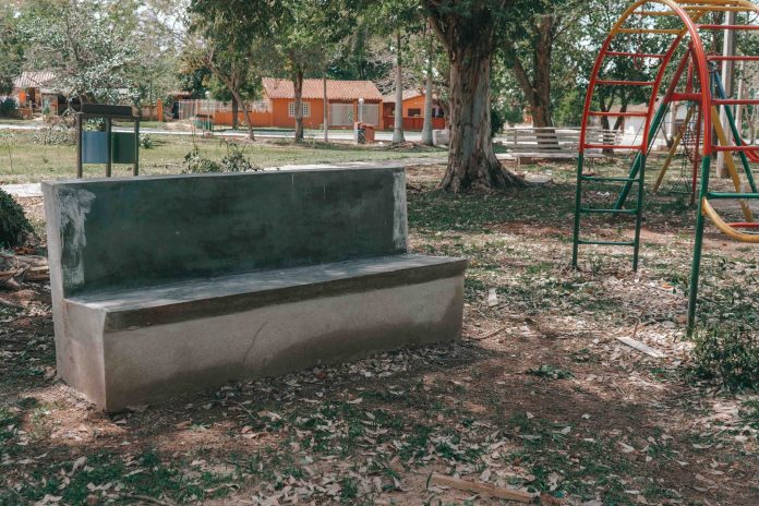 Plaza de San Miguel, Misiones, con trabajos de puesta en valor