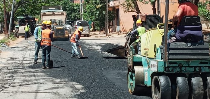 Labores, Essap, Alcantarillado, Avance