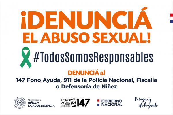 Minna, Policía Nacional, #TodosSomosResponsables, #HacéTuParte, prevención de abuso sexual,