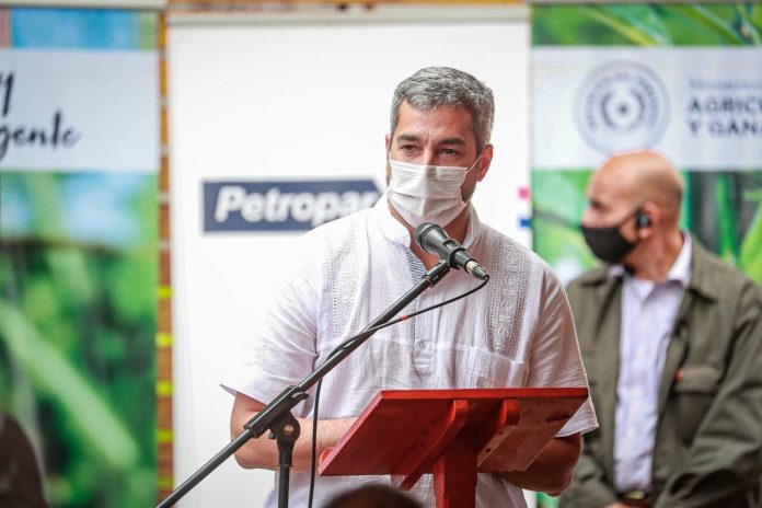 presidente Abdo Benitez en Guaira