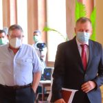 ministro Bertoni con Hector Cristaldo