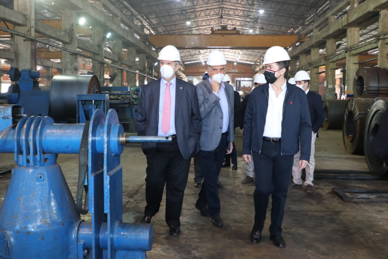 Industria metalúrgica de Mariano R. Alonso recibió la visita técnica de