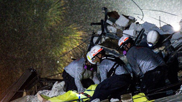 telam - derrumbe - Miami