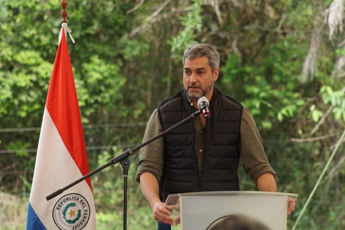 mario abdo benitez en Guaira