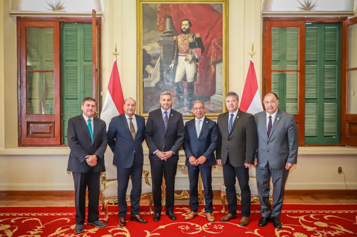 abdo benitez con presidente de la Union Interparlamentaria