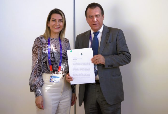 ministras recalde y su par de brasil