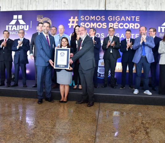 Itaipu Binacional figura en el libro de los récords