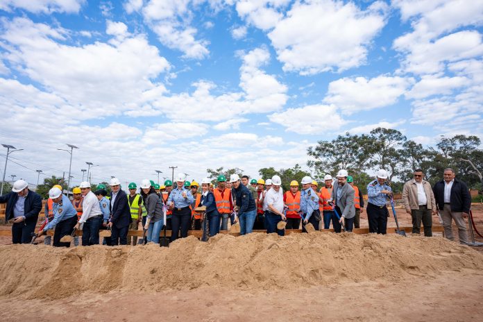 inicio de obras- colegio de policia- paraguari
