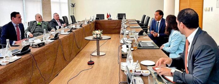 canciller con empresarios marroquies