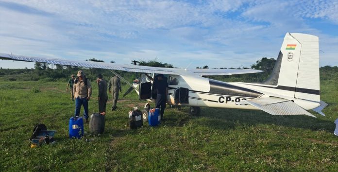 avion interceptado y capturado