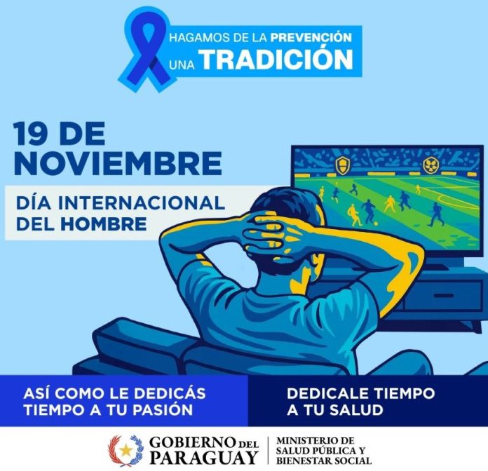 flyer dia internacional del hombre