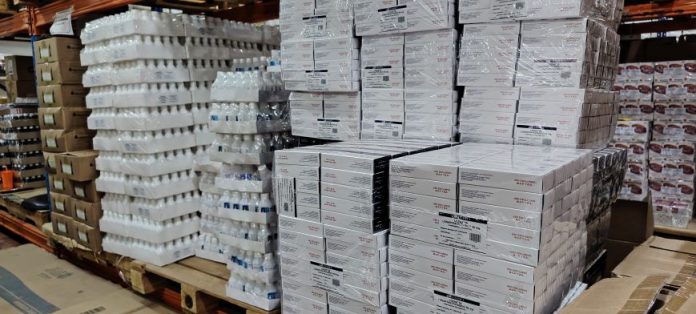 lotes de insumos y medicamentos