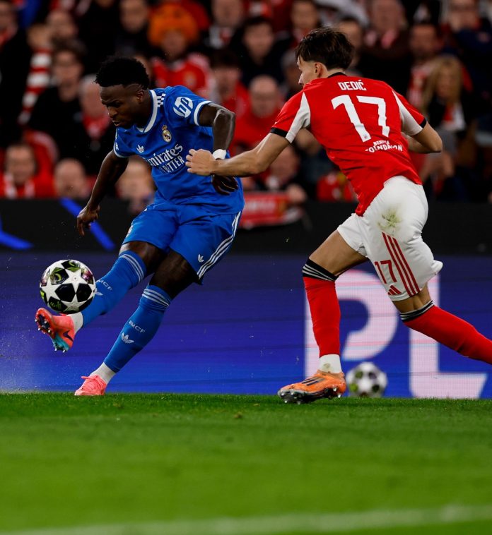 vinicius.realmadrid.beenfica.championsleague