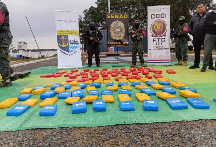 decomisan 116 kilos de marihuana en pilar