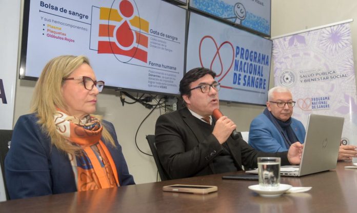 donacion voluntaria de sangre conf de prensa salud