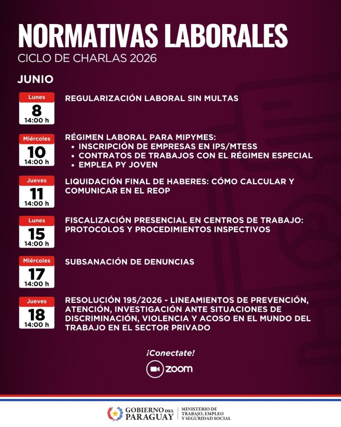 flyer curso minist trabajo